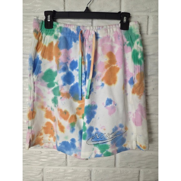 Nike Other - NIKE Fleece shorts Men's size Small Sweat material Standard Fit Watercolors NWT